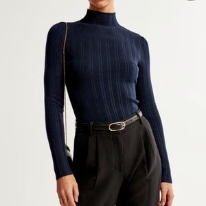 Abercrombie Navy Blue Long Sleeve